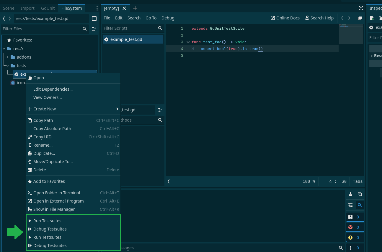 FileSystem Context Menu
